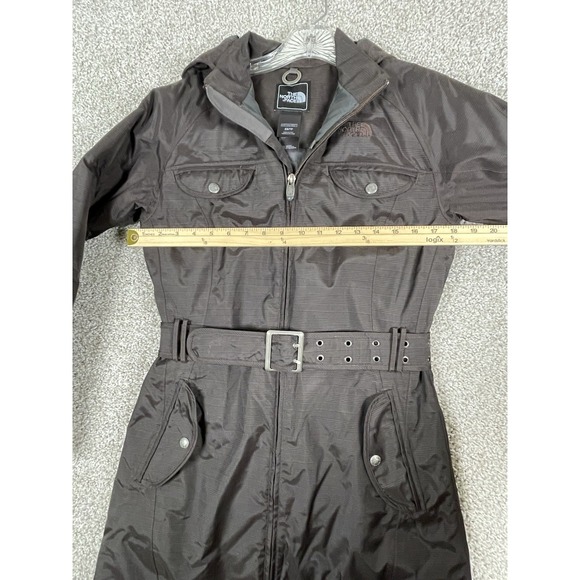 The North Face Hyvent Stella Grace Rain Coat Trench Belted Jacket Women Size XS - Picture 4 of 9